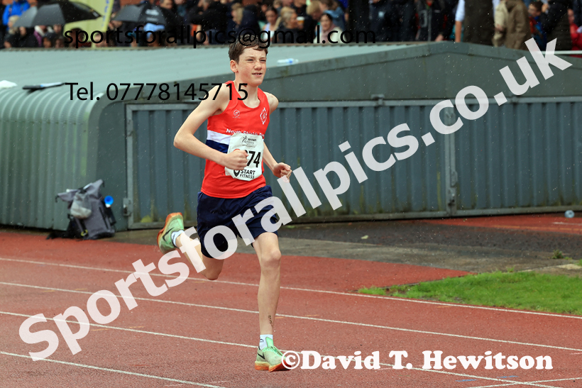 Boys Under-13s 2025 Northern Athletics Autumn Road Relays, Leigh, Lancashire. Photo: David T. Hewitson/Sports for All Pics